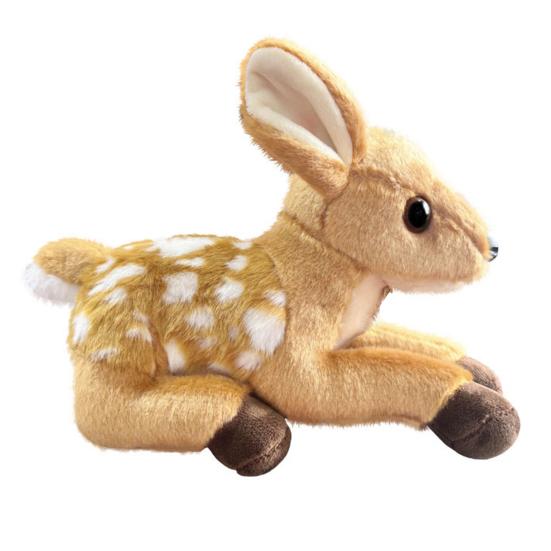 25CM Reindeer Plush Toy Soft Stuffed Animal Laying Down Pose Giraffe Plushies Birthday Xmas Gift for Kids