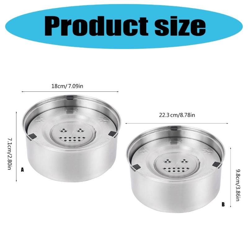 Dogs Water Dispenser Spill Proof Bowl Spill Proof Design for Big Dogs Slip Resistant Dishwasher Safe