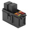 Fuse Relay Box with 2PCS 12VDC 30A 5 Pin Relays and 6PCS 5A 10A 20A Fuses for Car Boat