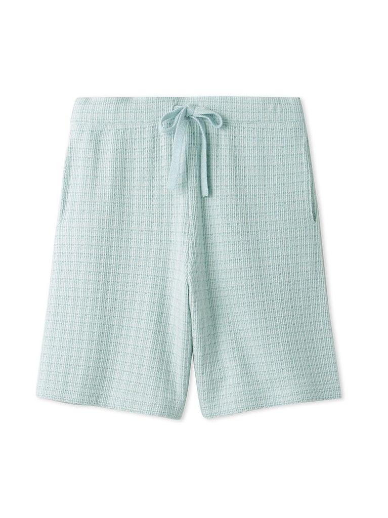 Gelato Pique HOMME Color Check Knit Shorts PHNP241952 LBLU Men's