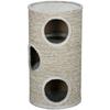 Cat Climbing Frame, Covered with Sisal, Cosy Platform - Light Grey