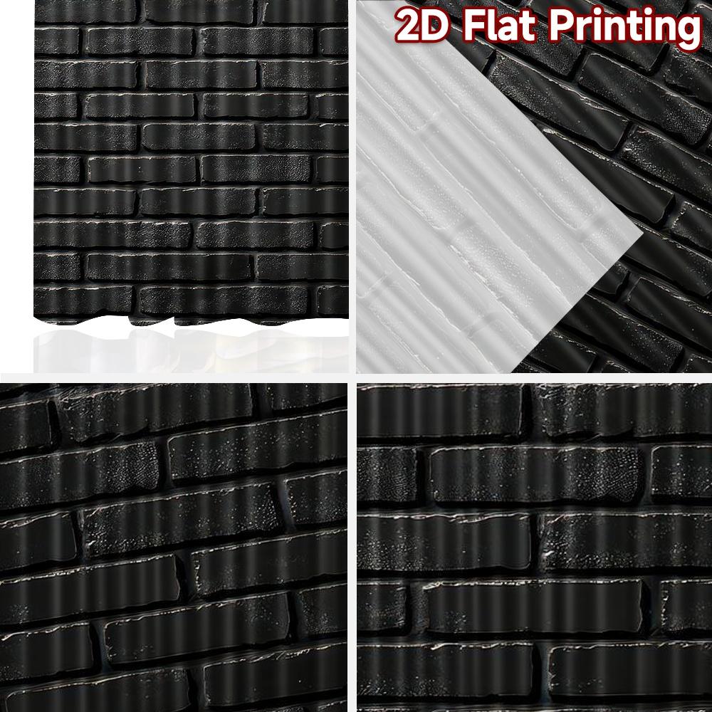 2D Flat Photography Backdrop Background Cloth Dark Brick Wall 100% Polyester Birthday Party Perfect for New Year Celebration