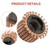 Copper High Speed DC Motors Hook Type Motor Commutator