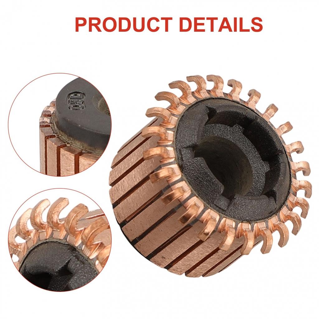 Copper High Speed DC Motors Hook Type Motor Commutator