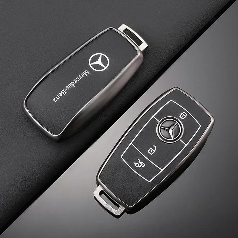 

Fashion TPU Car Smart Remote Key Case Fob Cover Shell For Mercedes Benz A C E S G Class GLC CLE CLA W177 W205 W213 W222 X167 AMG