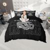Homewish American Football Theme Duvet Cover Set Rugby Helmet Bedding Set Sports Bed Set