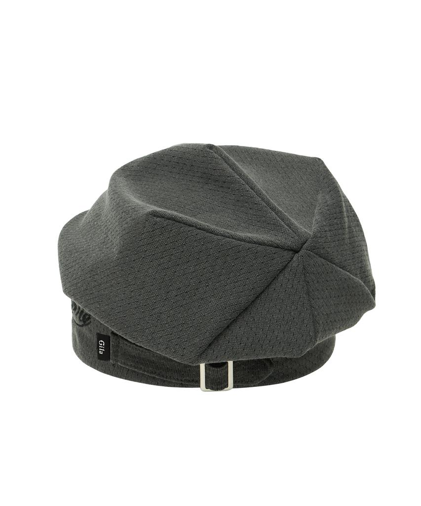 Gillaakaibeu Script Logo Strap Soft Cap_Charcoal