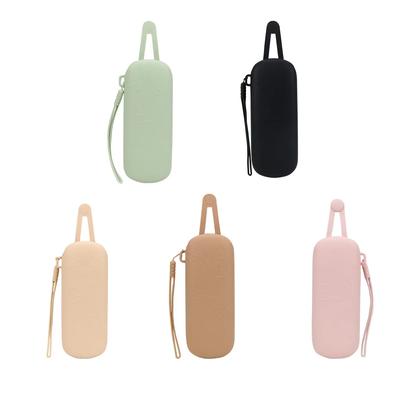 Geantă magnetică pentru ochelari de soare din silicon, simplă, de culoare solidă, suport moale pentru ochelari de vedere, impermeabilă, anti-zgârieturi, husă pentru ochelari de călătorie