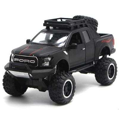 1/32 dydžio žaislinis pikapas berniukams – „Ford F150“ žaisliniai sunkvežimiai, liejami modeliai su garsu ir šviesa, žaisliniai automobiliai, skirti 3 metų ir vyresniems berniukams mergaitėms