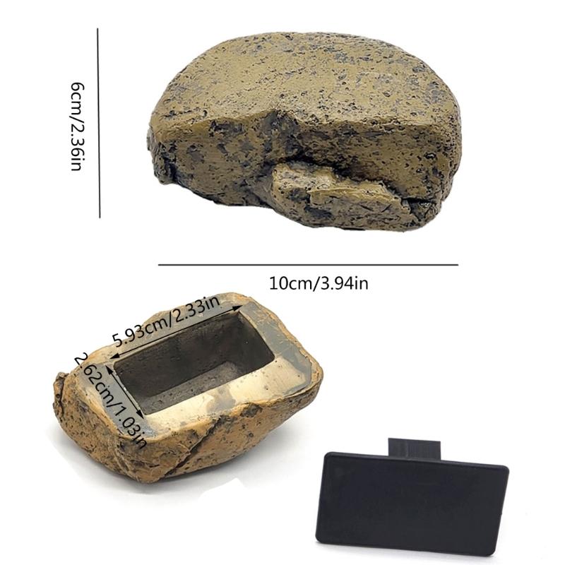 Simulation Stone Diversion Safe Stash Box with Compartment Private Money Device