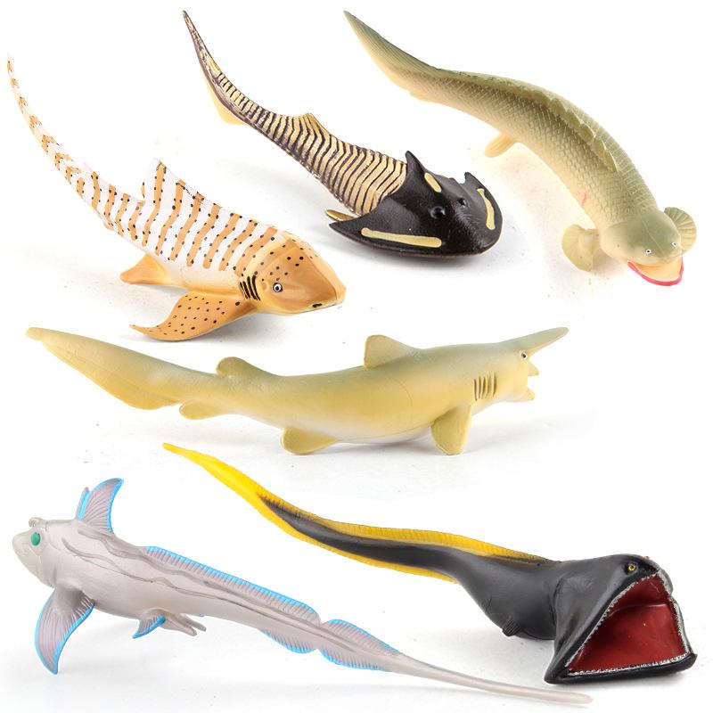Ocean Creature Model Toy Underwater World, Simulated Crocodile Dinosaur King Animal Set Ornament Collection Doll