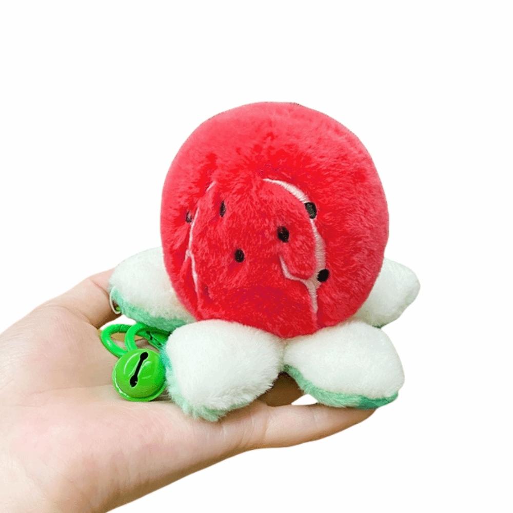 Watermelon Fruits Plushies Keychain Simulation Fruit Stuffed Doll Fruits Plush Pendants  Ornaments