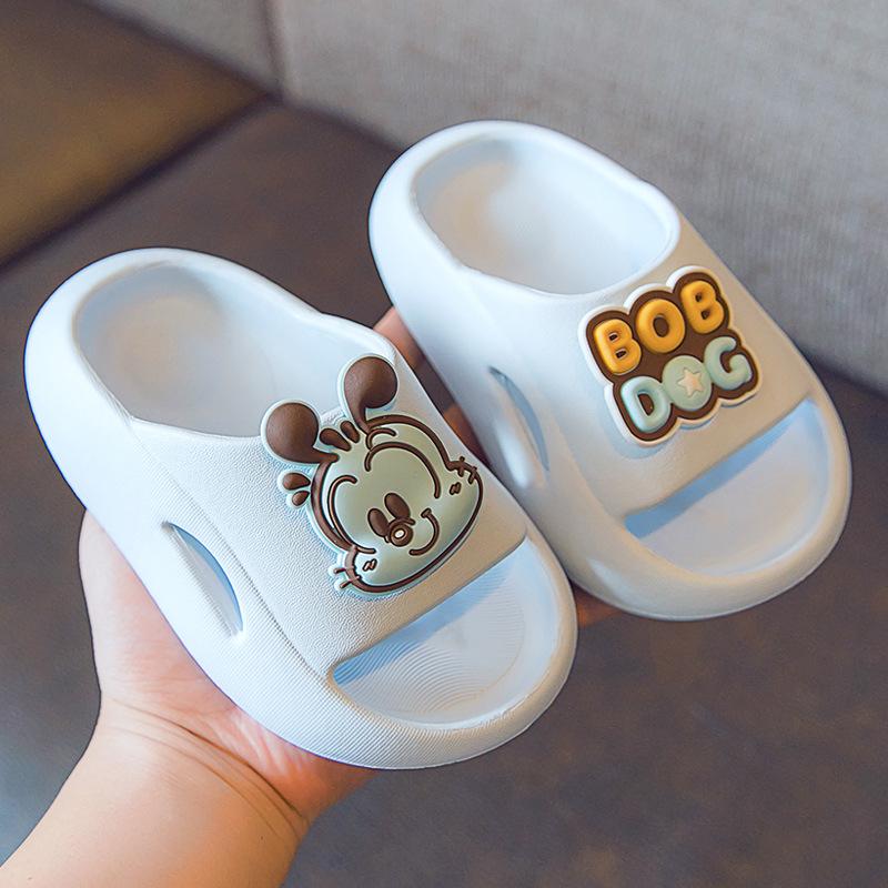 

Детские классные тапочки летние мультфильм свежие дети взрослые мужчины и женщины одно слово перетащить 180 yards inner length 17.5cm