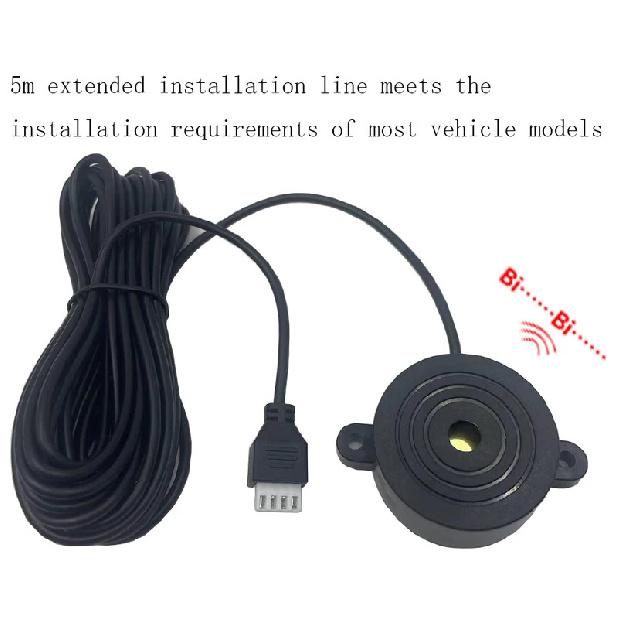 First Safe 12V 22mm Car Parking Sensor Kit Universal 4 Sensors Buzzer Reverse Backup Radar Sound Alert Indicator Probe System