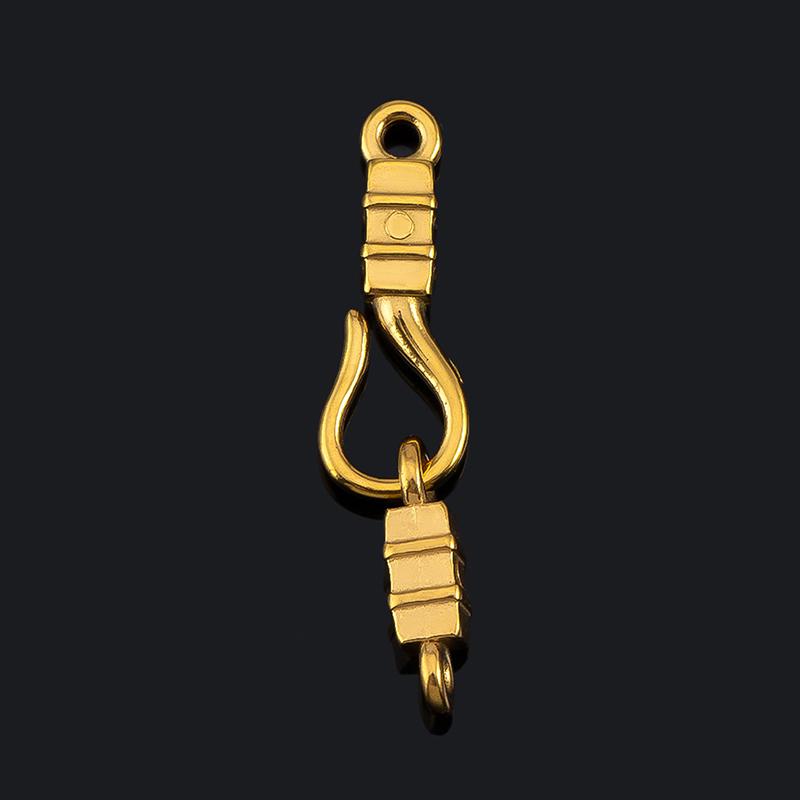 Stainless Steel Hand-Shape Toggle Connectors Diy Jewelry Making Bracelet Clasps Bulk Accessories