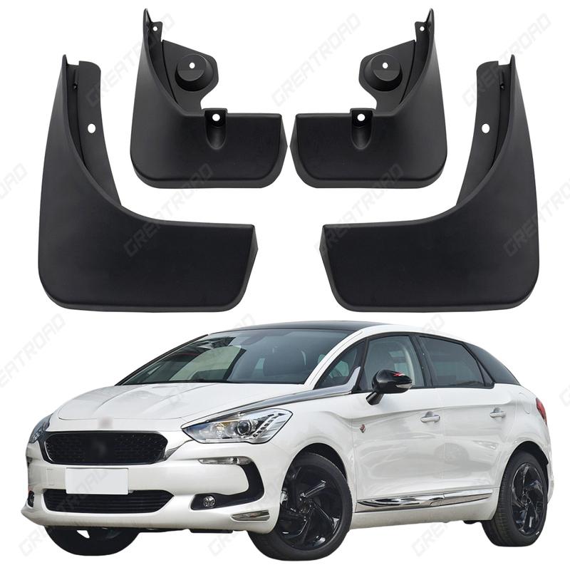 4 sztuk błotniki samochodowe dla Citroen DS 5 DS5 2011- błotnik osłona przeciwbłotna klapy błotniki akcesoria 2012 2013 2014 2015 2016 2017 2018