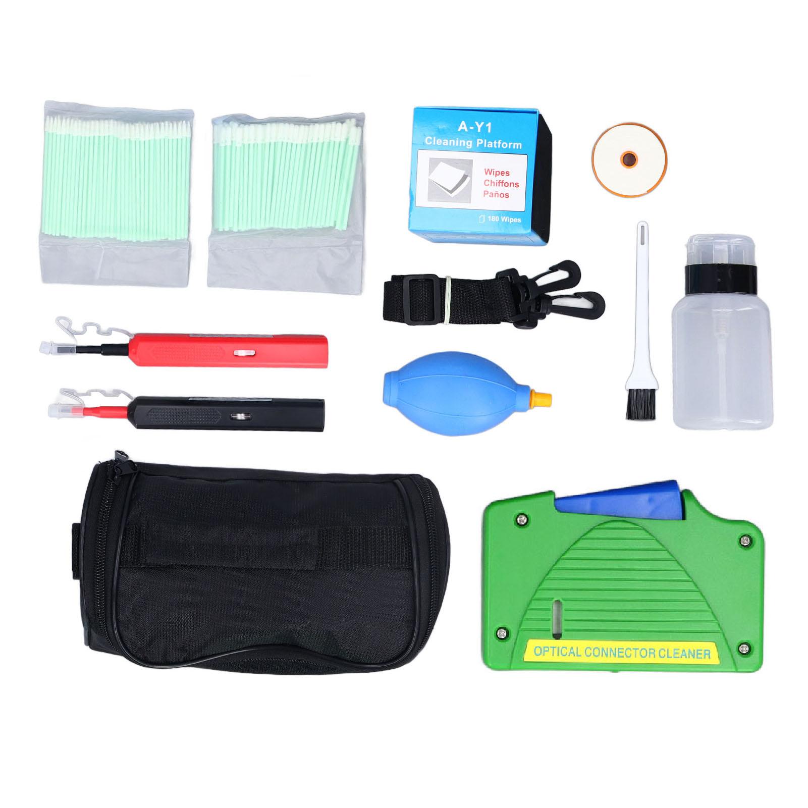 

11 инструментов для очистки оптоволокна 1,25 мм 2,5 мм ручка для очистки концов волокна коробка очиститель для SC FC ST