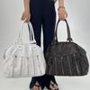 Ladies Personality Multi-Pocket Hottie Locomotive Tote Bag Maillard Shoulder Bag