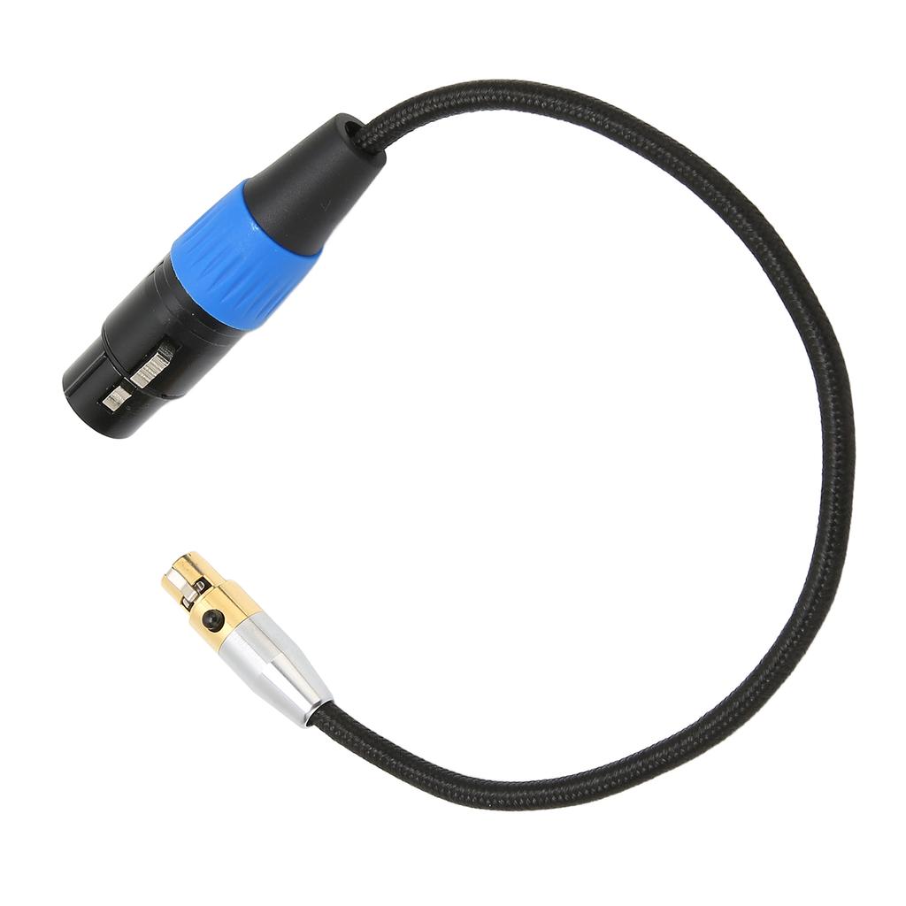 XLR Female To Mini XLR Female Sound Cable Practical Stable 3 Pin XLR Female To Female Interconnect