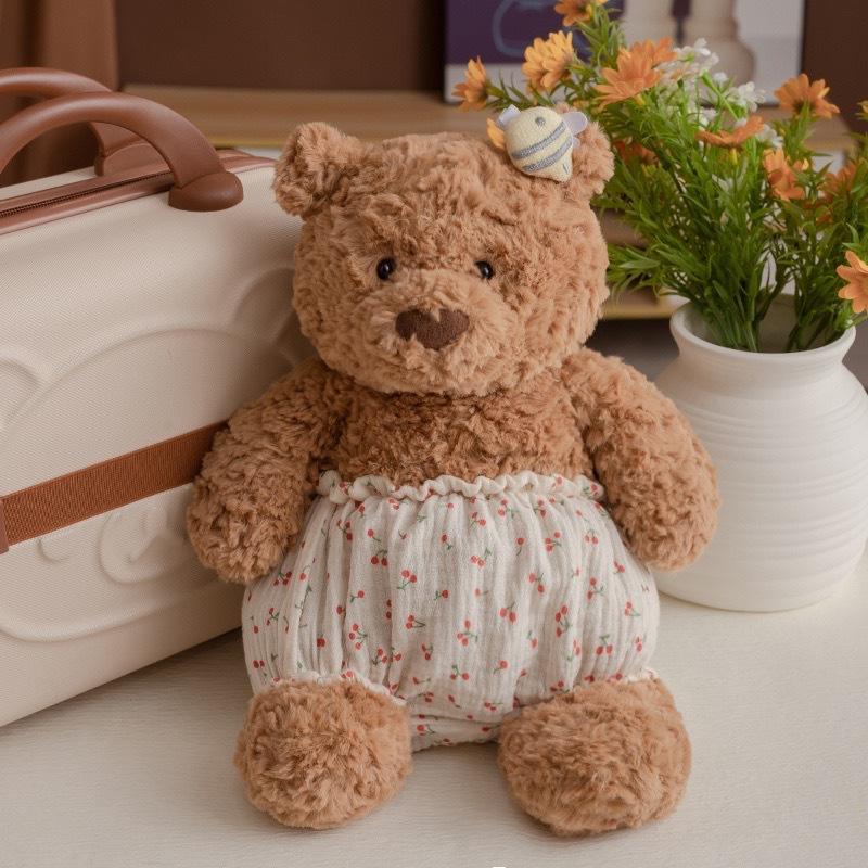 Plush Toy Bear Stuffed Animal Soft Short Plush Pp Cotton Doll Gift Girls For