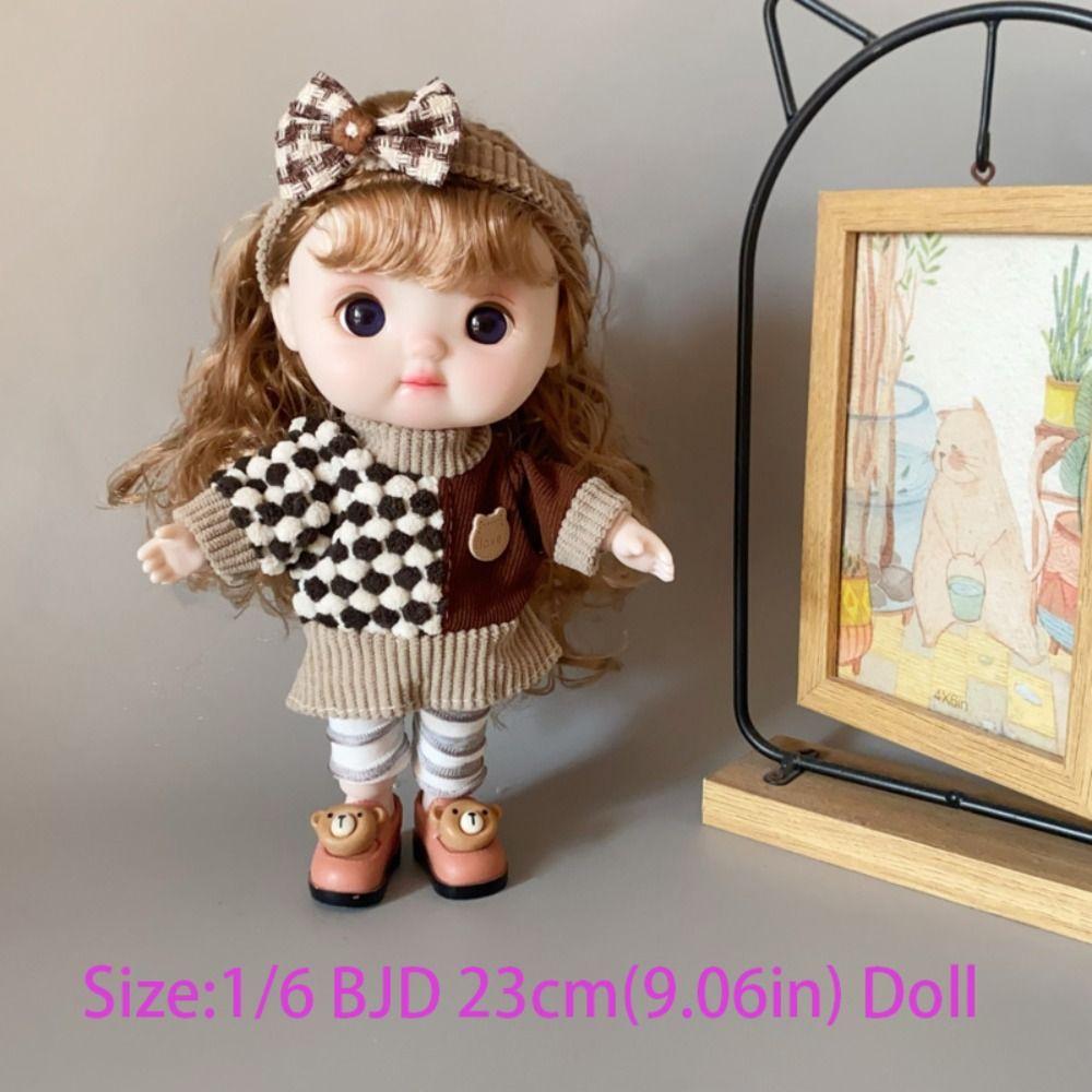DIY 1/6 BJD Skirt Handmade Doll'S Overall Fashion 30cm Doll Clothes  Kids Gift