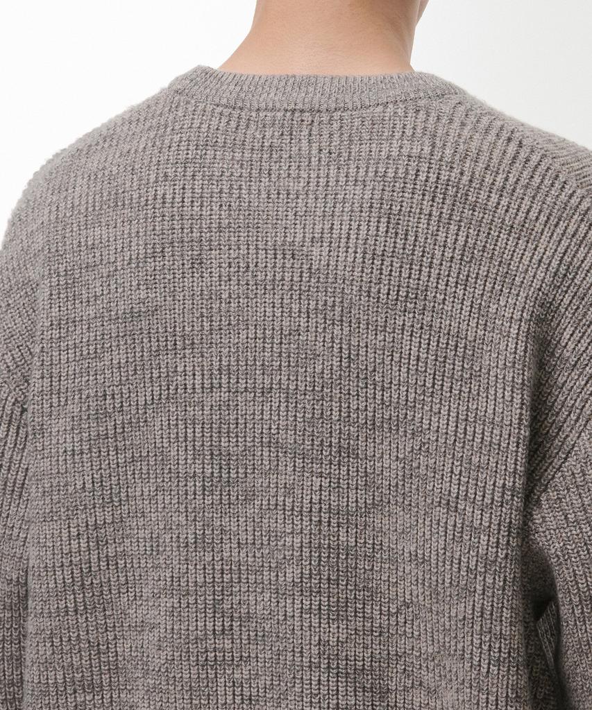 MUSINSA STANDARD Mixed Yarn Crew Neck Knit [Mushroom]