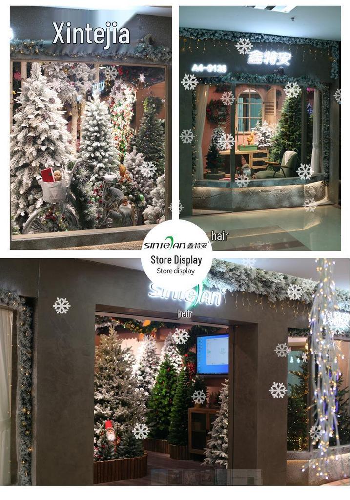 Compact 0.6m Christmas Tree Decoration Set for Home & Desktop