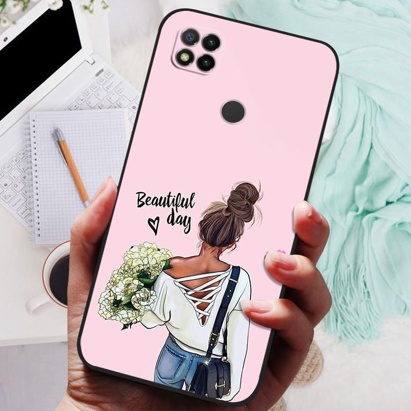 For Xiaomi Redmi 9C NFC Case Soft TPU Silicone Phone Covers for Redmi 9C NFC Case Bumper Redmi9C 9 C C9 Shockproof Coque Cover