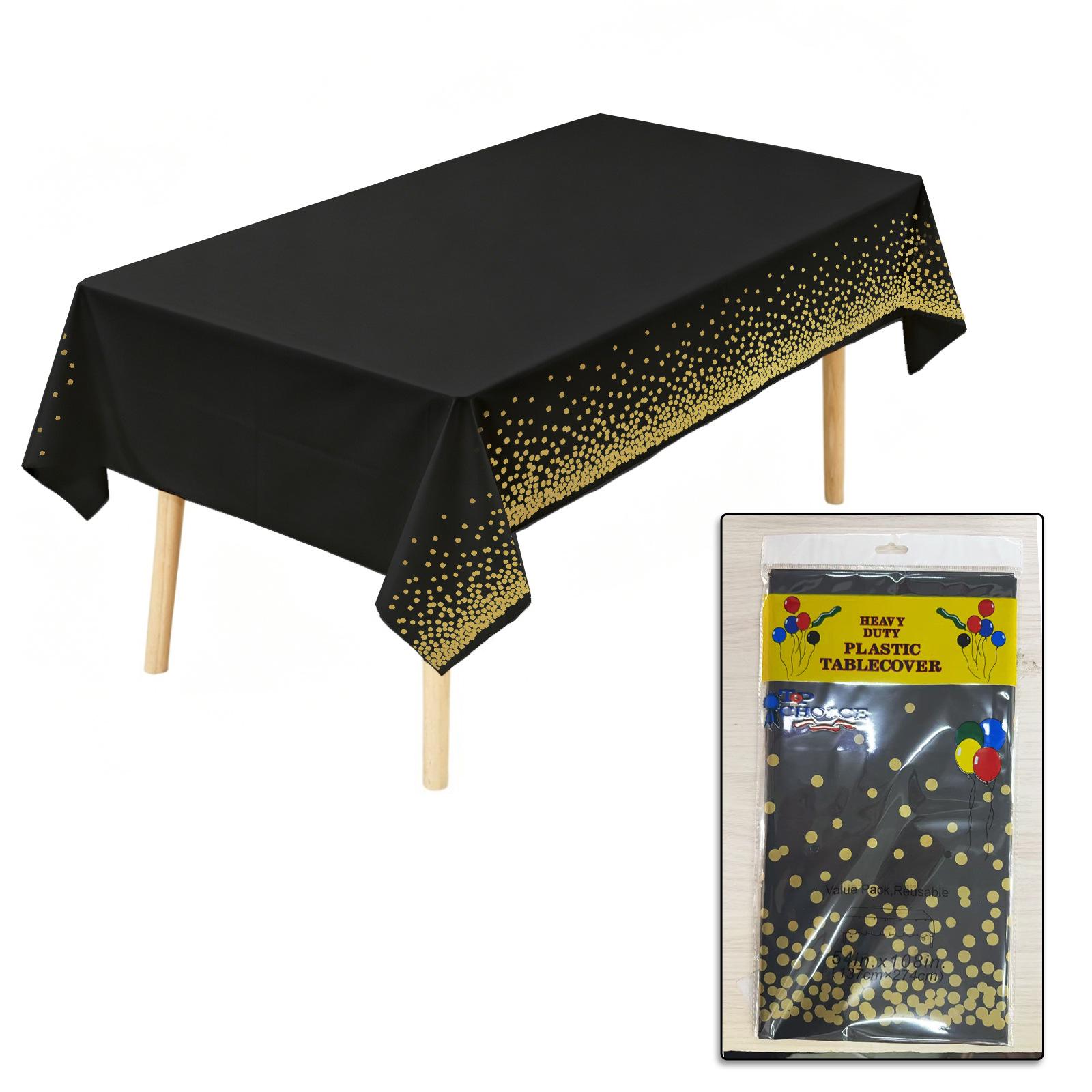 

Thickened Polka Dot Disposable Party Tablecloth for Birthdays & Weddings