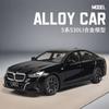 1:24 BMW 5 Series 530Li Cars Toys Miniature Models Alloy Diecast Doors Opened Vehicles with Pull Back Car Perfect Gifts for Kids