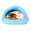 Pet Cat Dog Nest Bed Puppy Soft Warm Cave House Winter Sleeping Bag Mat Pad