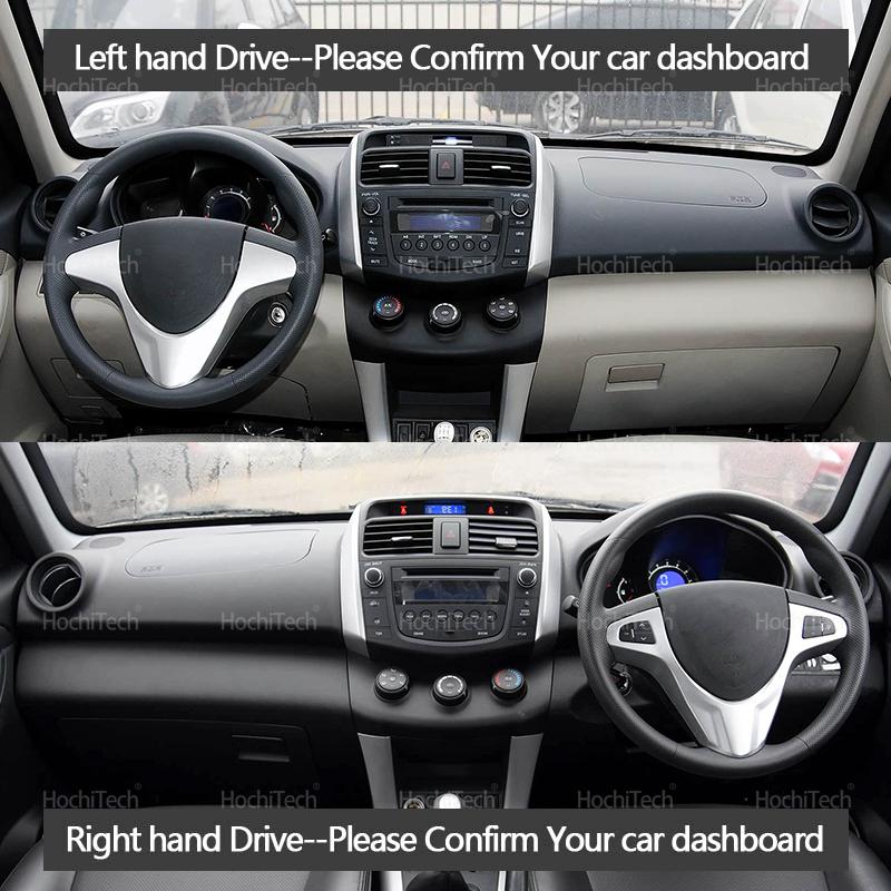 Suede Leather Dashmat Dashboard Cover Black/Brown trument Panel Sunscreen Pad Ornaments for Lifan X60 2011-2018 2015 2016