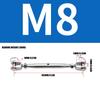 Heavy Duty Turnbuckles 304 Stainless Steel Closed Body Turnbuckles Long Last Performances for Professional Projects