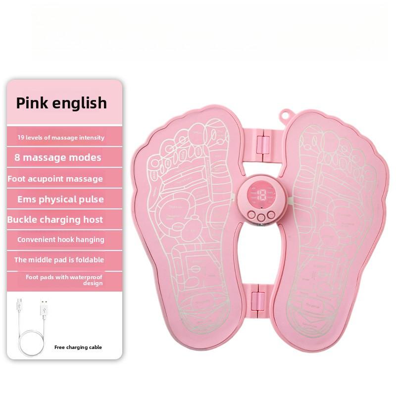 

Интеллектуальный импульсный массажер для ног Электрический складной Расслабляющий Акупрессурный Массажер для ног Шаг для ног Подушечка для ног Массажер для ног