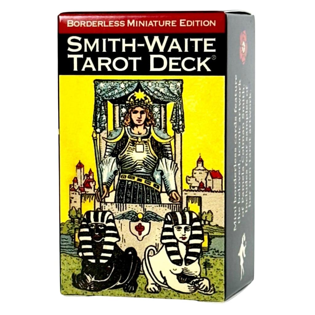 Tarotové karty Waite edice Tarot Mini Věštění Tarot Bezokrajové Miniaturní Japonský Návod Součástí I.I.J [Edice Smith-Waite]