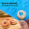 Silicone Donut Pan, Bite Size Silicone Donut Molds for baking, Mini Donut Mold Heat Resistant, Mini Baking Mold for baking delicious donuts,