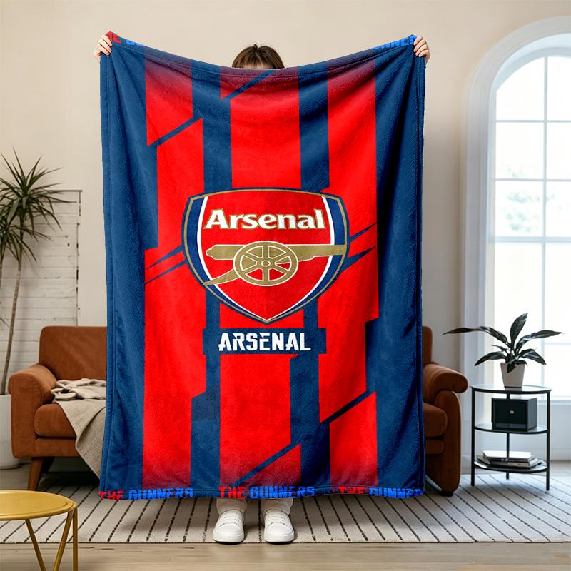 Arsenal Soft and Comfortable Flannel Suitable for Sofas Living Rooms Outdoor Camping Travel and Also Makes a Great Anniversary Gift