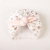 Cartoon Baby Fetal Cap 0-5 Months Newborn Turban Hat Windproof Boneless Muslin Hat  Toddler