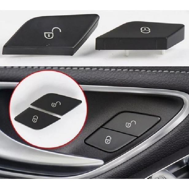 Left Driver Side Door Lock Switch Button Cap Cover For Mercedes C W205 GLC W253