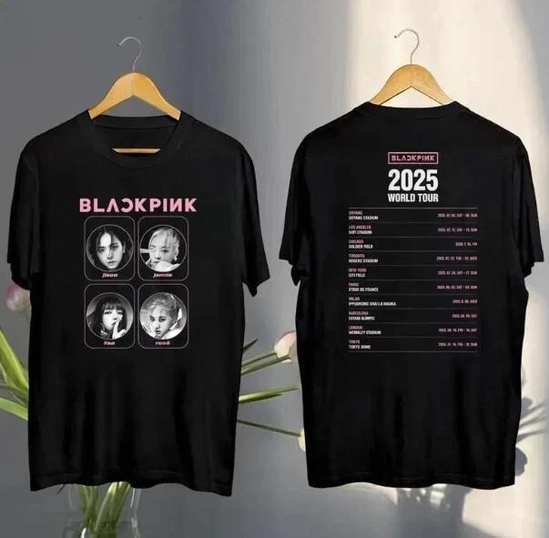 Graphic Black Pink Shirt Black Pink World Tour 2026 Shirt M