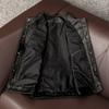 Genuine Leather Vest for Men Top Grain Cowhide Biker Jacket Heavyweight American Style Casual