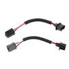 BICYACO H13 auf H4 Adapter Scheinwerfer-Adapterstecker für Jeep Wrangler JK TJ LKW Kabel-2 Stück