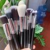 15-teiliges Make-up-Pinselset: Weiche Pinsel mit Puder- und Lidschattenpinseln für die Schönheit.