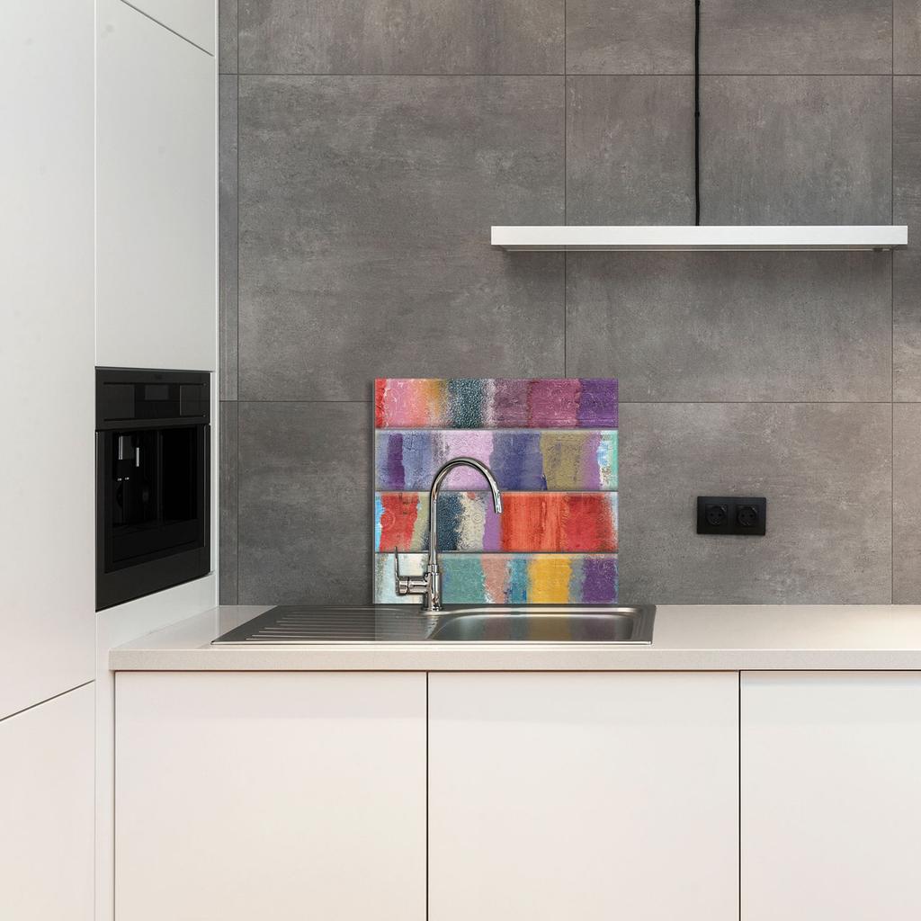 PANEL SZKLANY DO KUCHNI 65x60 Kolorowa