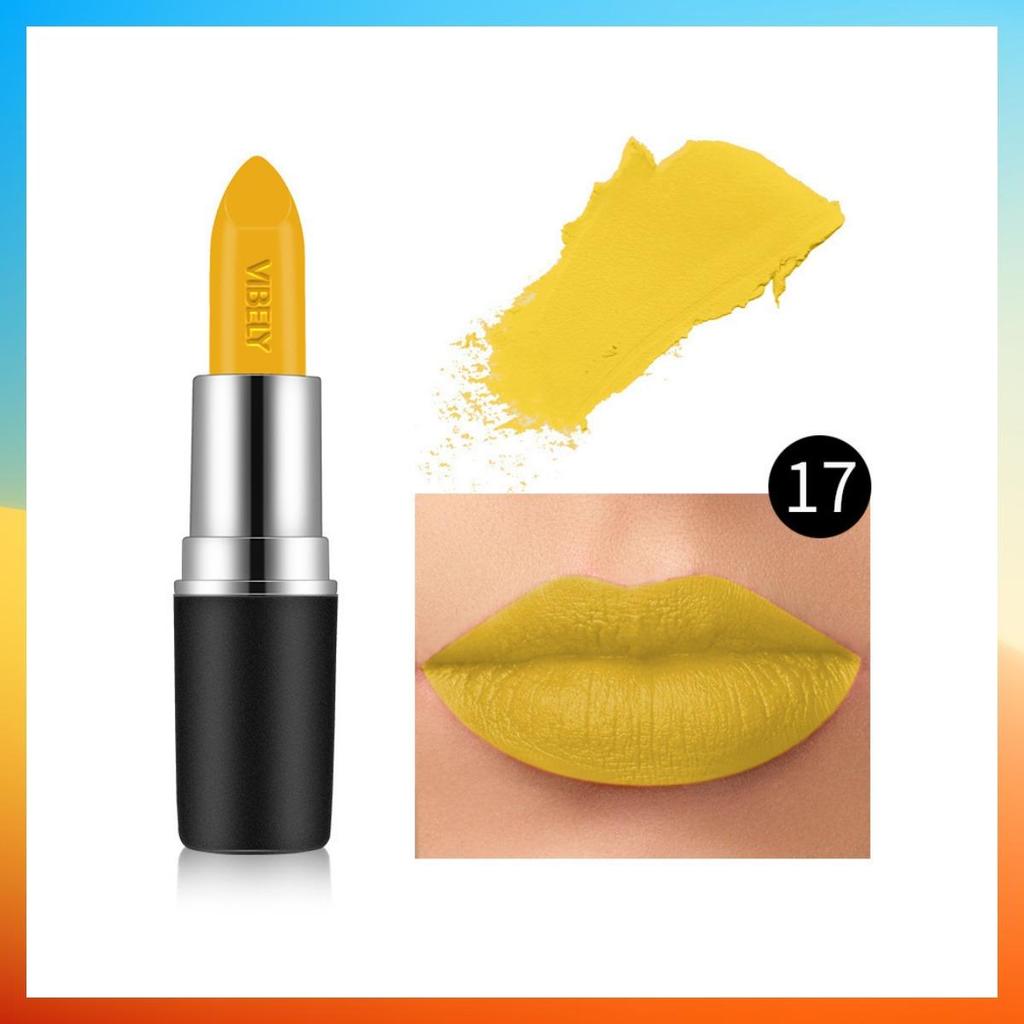 18 Colors Waterproof Matte Lipstick Professional Makeup