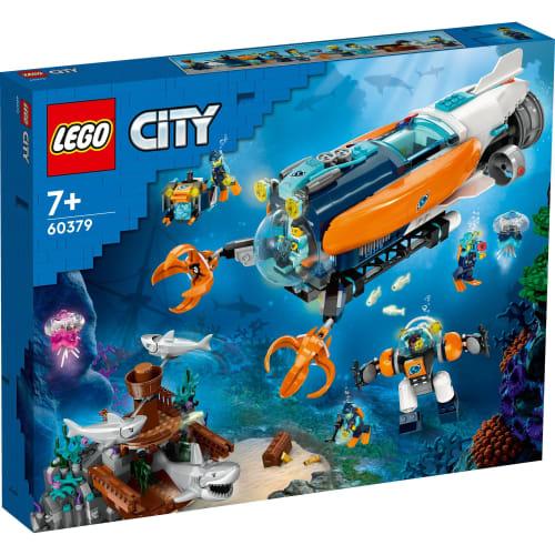LEGO City Deep Sea Exploration Boat Toy Present Birthday Block Christmas Boys Girls Children 7 Years Old 8 Years Old 9 Years Old Elementary School Stu