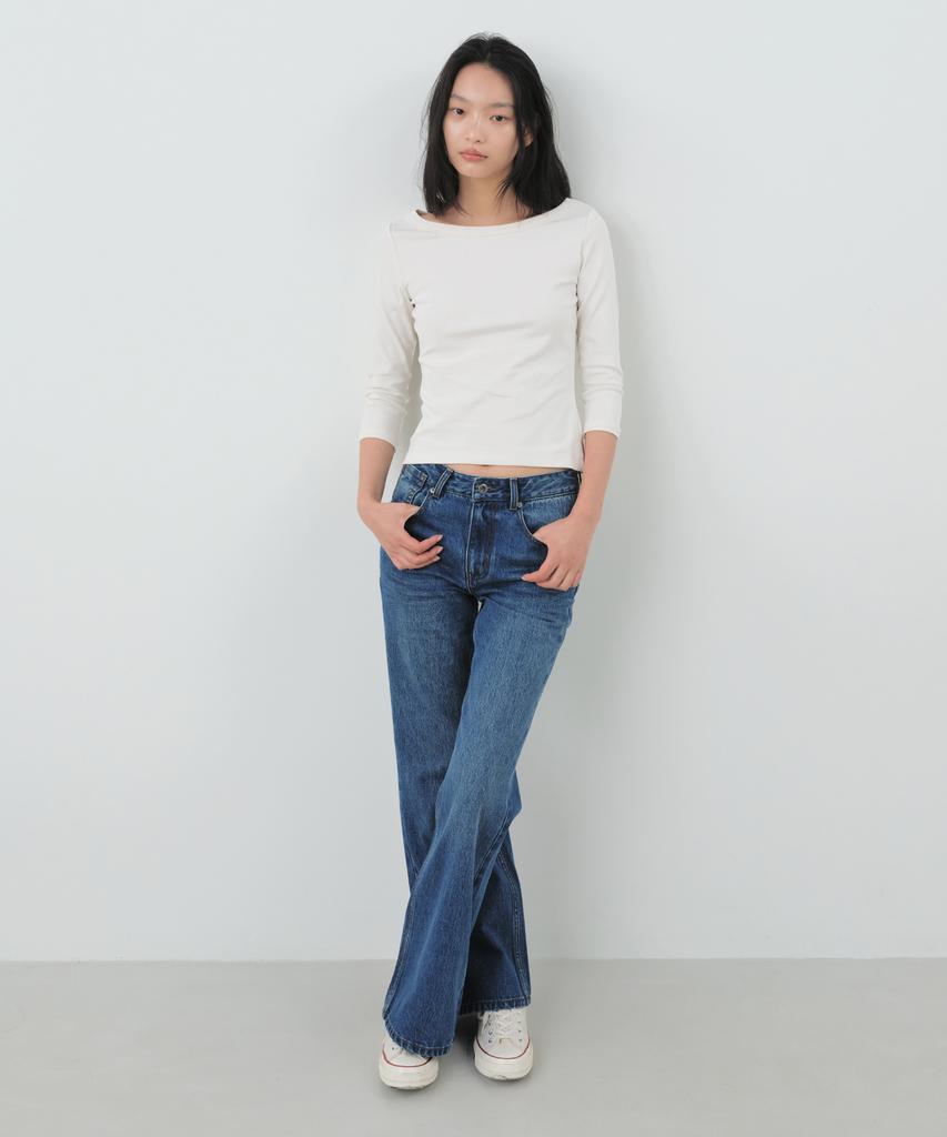 CITYBREEZE Cotton Boat Neck Long Sleeve T-Shirt (Basic)_4 Colors