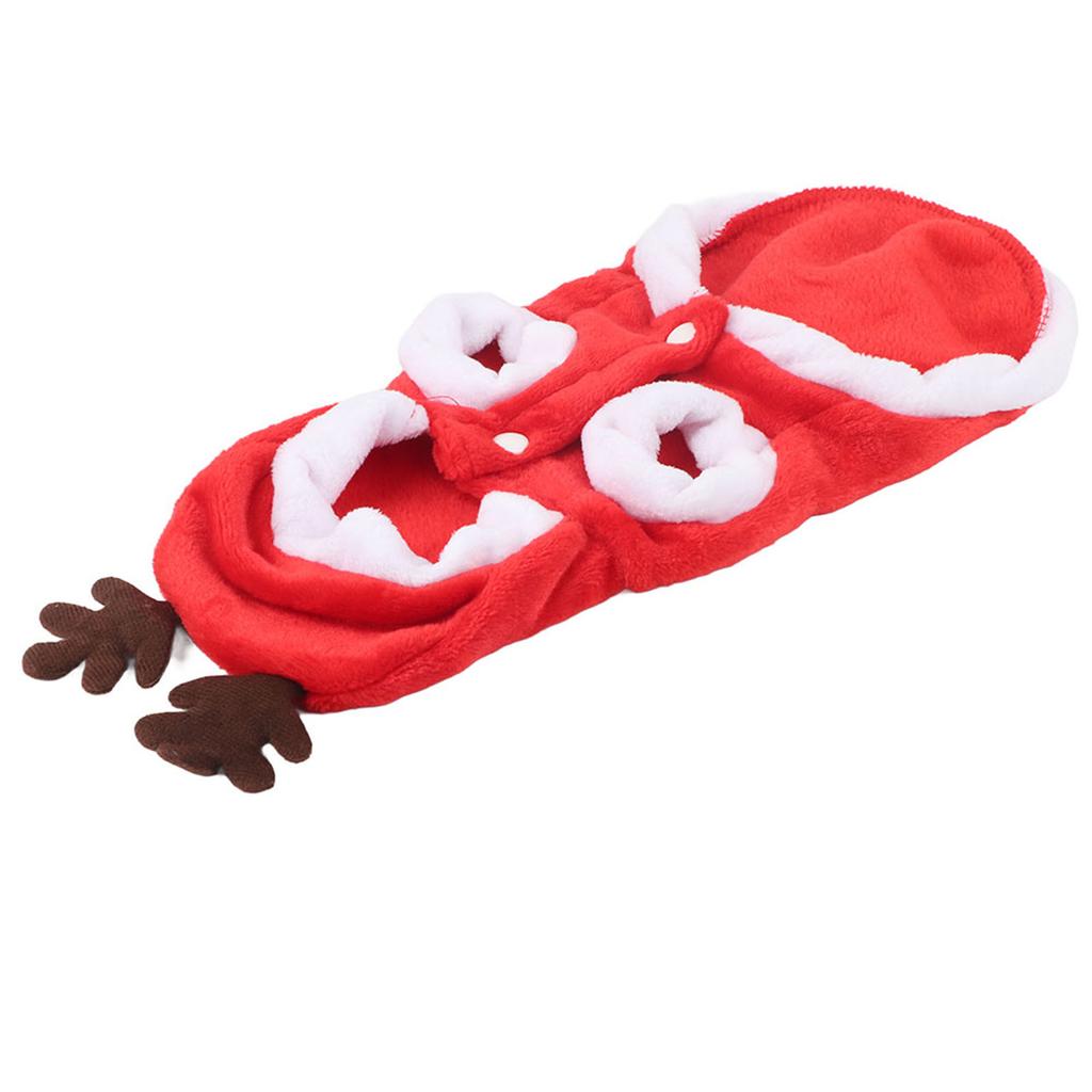 Winter Soft Warm Xmas Tree Cute Dog Clothes Dress for Small Pet Dogs Puppy Jacket Clothing OutfitS