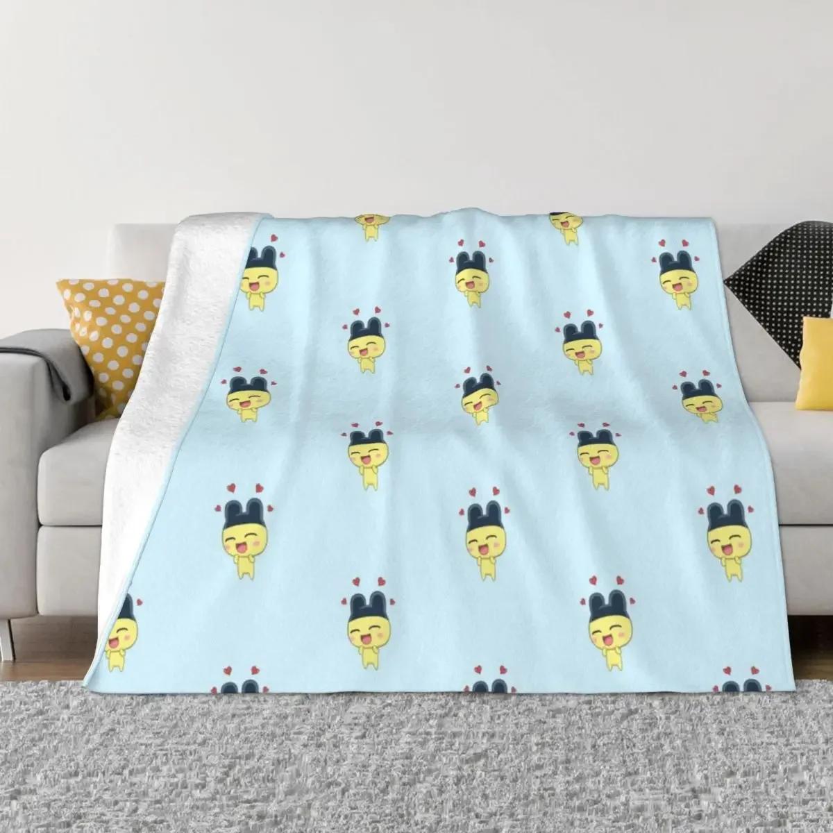 Mametchi tamagotchi Throw Blanket Plaid Sofa Blankets 75X95CM