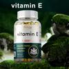 Vitamin E Capsules 1000 IU - Supports Hair, Skin, Nails, and Facial Health and Immunity (2 Pcs)
